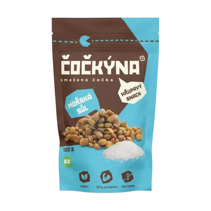 Čočkýna Smažená čočka s mořskou solí 100 g Bio